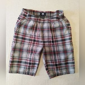 💚 DC Boys Plaid Shorts Size 5